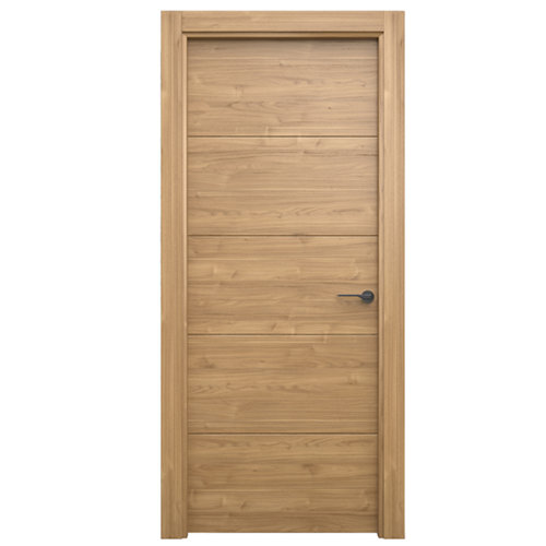 Puerta berna slow marrón de apertura izquierda de 92,5cm