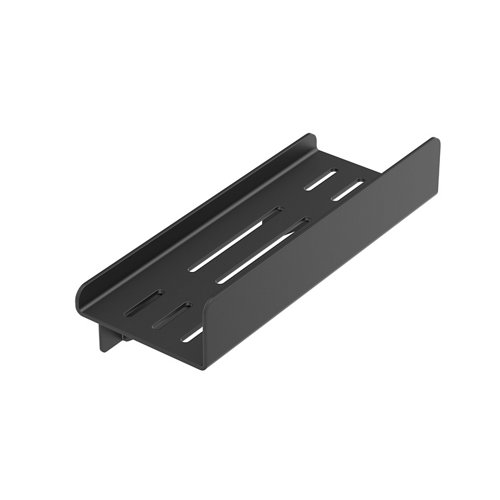 Estante de baño gocare negro 28x11x12.4 cm de la marca Blanca / Sin definir en acabado de color Negro fabricado en Aluminio