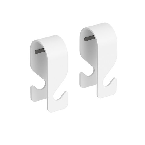 Percha de baño gocare blanco mate de la marca CREABATH en acabado de color Blanco fabricado en Aluminio