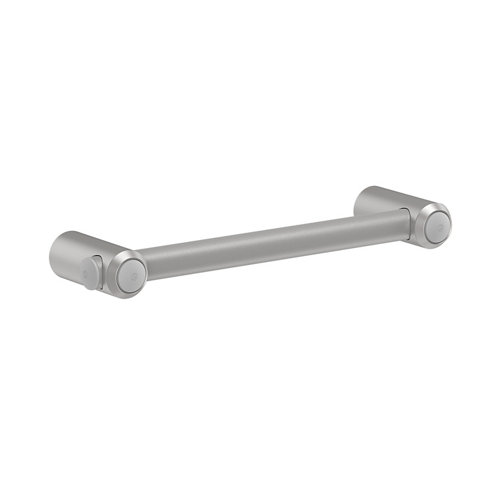 Asidero de baño gocare 41.2x4.5x cm gris / plata de la marca Blanca / Sin definir en acabado de color Gris / plata fabricado en Acero inoxidable