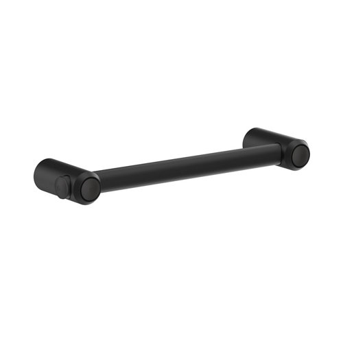Asidero de baño gocare 41.2x4.5x cm negro de la marca Blanca / Sin definir en acabado de color Negro fabricado en Acero inoxidable