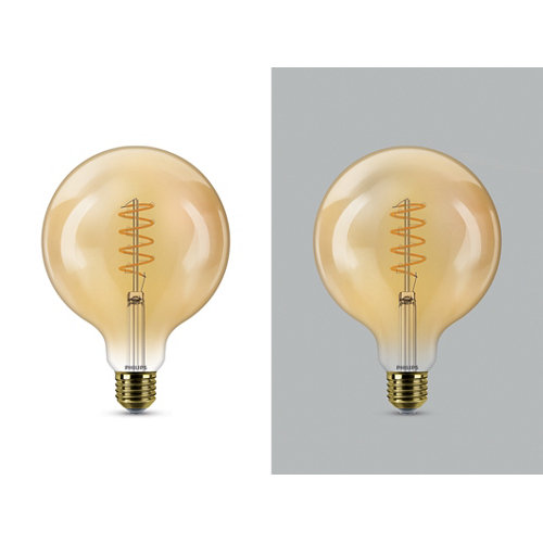 Bombilla led e27 globo 640 lúmenes 7.3w de 2200k philips