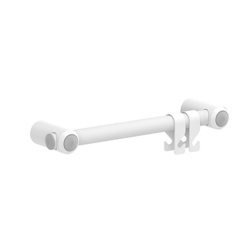 Asidero de baño gocare 41.2x4.5x cm blanco y set de colgadores de la marca Blanca / Sin definir en acabado de color Blanco fabricado en Acero inoxidable