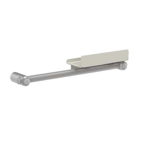 Asidero de baño gocare 61.2x4.5x cm gris y repisa gris de la marca Blanca / Sin definir en acabado de color Gris / plata fabricado en Acero inoxidable