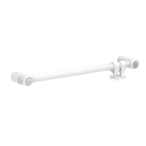 Asidero de baño gocare 61.2x4.5x cm blanco y set de colgadores de la marca Blanca / Sin definir en acabado de color Blanco fabricado en Acero inoxidable