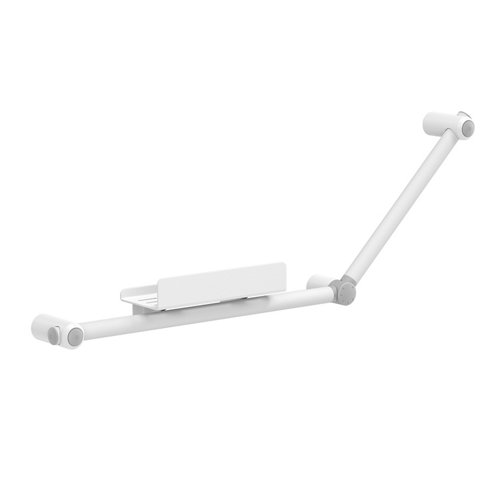 Asidero de baño gocare 63.6x43.6x cm blanco y repisa blanco de la marca Blanca / Sin definir en acabado de color Blanco fabricado en Acero inoxidable