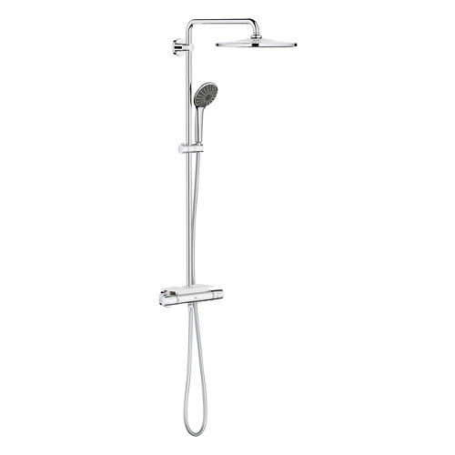 Columna de ducha termostática grohe vitalio joy gris cromado