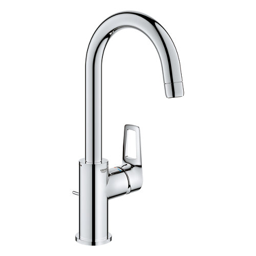 Grifo lavabo caño alto monomando grohe start loop cromo