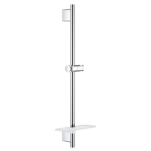 Barra de ducha grohe extensible gris / plata cromado brillo