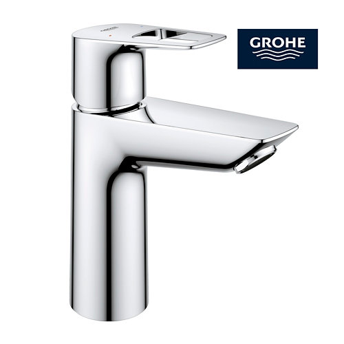 Grifo lavabo monomando grohe start loop cromo de la marca 5 x 16 en acabado de color 4 x 13 fabricado en Gris / plata