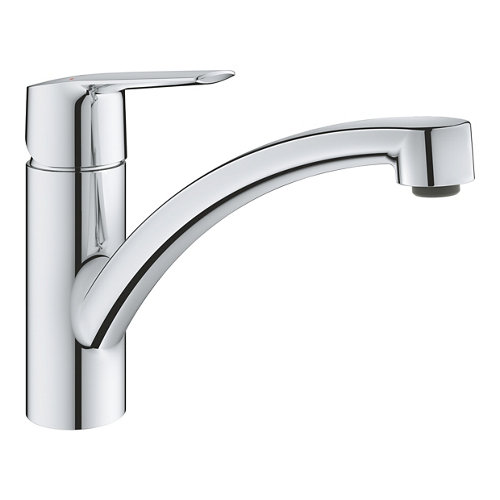 Grifo de cocina monomando caño horizontal grohe start 2021 cromado