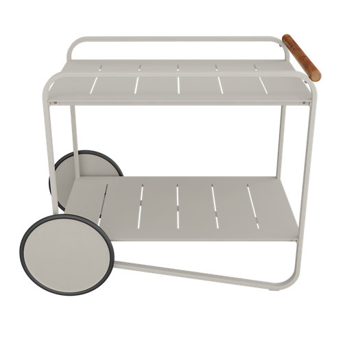 Carrito auxiliar de jardín de aluminio con ruedas portals 2