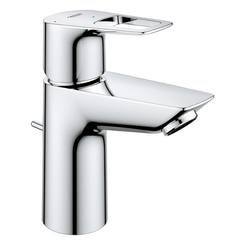 Grifo lavabo monomando grohe star loop cromo de la marca Grohe en acabado de color Gris / plata fabricado en Latón