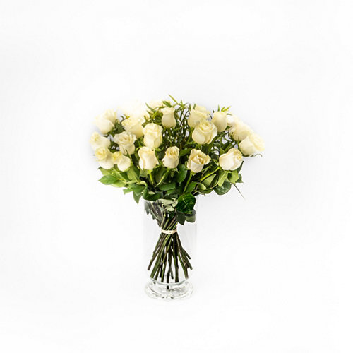 Ramo de 24 rosas blancas de la marca Blanca / Sin definir en acabado de color No definido fabricado en Varios, ver descripción