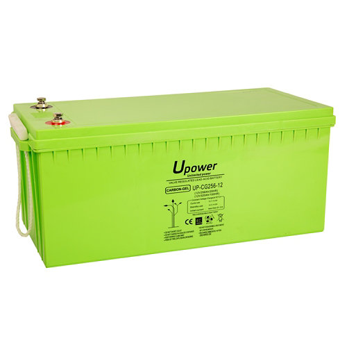 Batería solar de carbono gel u-power 12v 256ah