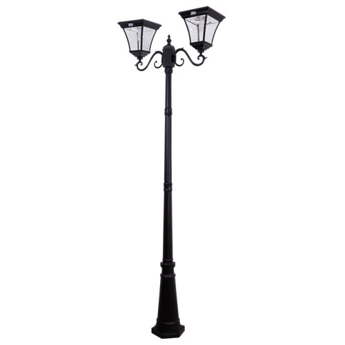 Columna solar inspire negra 4w 4000k 233.4 cm de alto