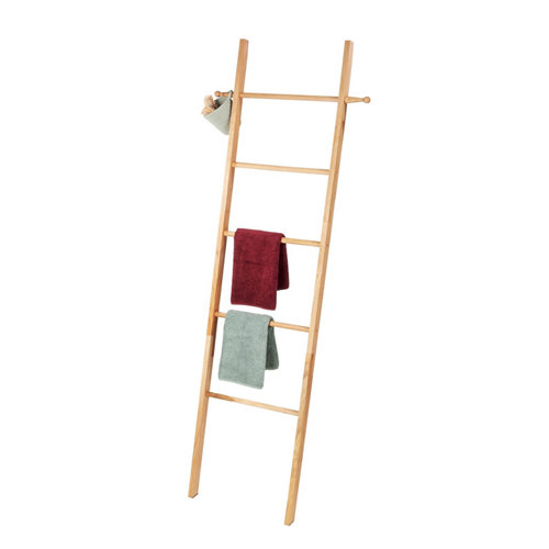 Toallero en escalera norway marrón mate 43x170 cm de la marca Wenko en acabado de color Marrón fabricado en Madera