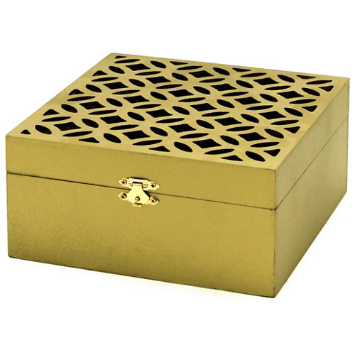 Caja pau dorada tradicional 20 x 9 cm