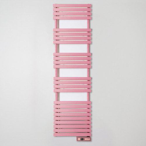 Radiador toallero eléctrico rointe design light pink 750w de la marca ROINTE en acabado de color Rosa fabricado en Varios, ver descripción