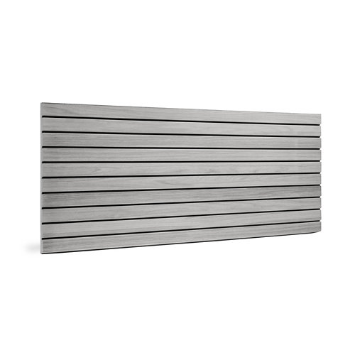 Revestimiento decorativo de poliestireno expandido gris / plata 50 x 50 cm