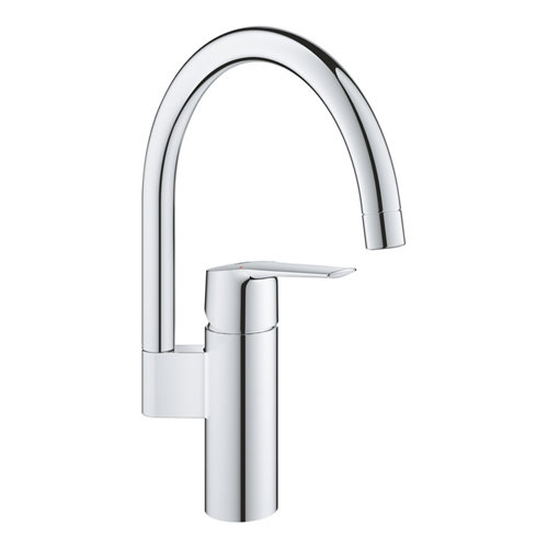 Grifo de cocina monomando caño alto grohe start 2021 cromado