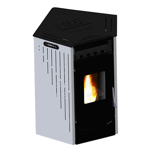 Estufa de pellet de esquina eider 10 pro
