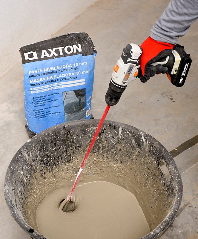 How to apply leveling paste