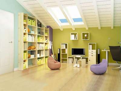 Ideas para tu buhardilla de madera