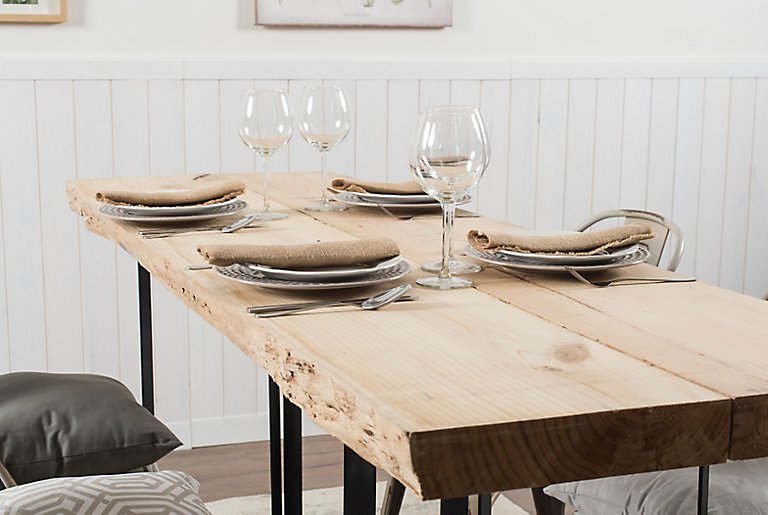 Construye Una Mesa De Comedor Rustica Leroy Merlin