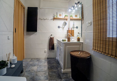 El baño redecorado de Araceli