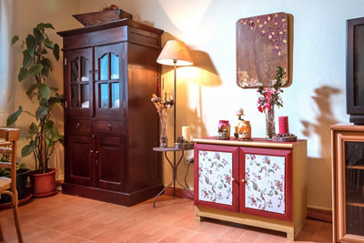 El mueble de Nieves renovado con Chalky finish