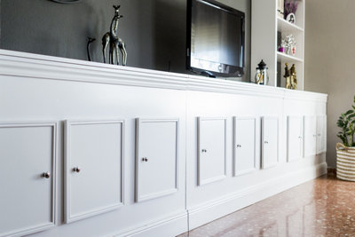 El mueble DIY del salón de Sara