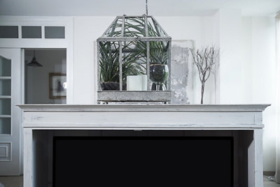 El mueble restaurado para el salón de Laura