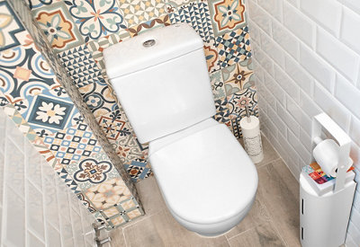 El nuevo look del baño de Lorena
