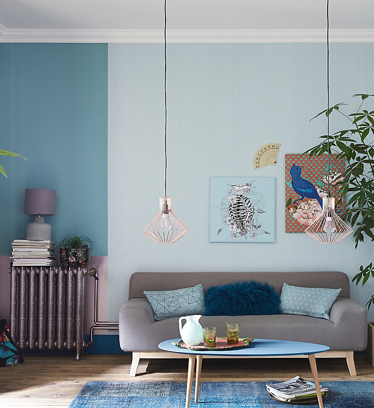 Ideas de pinturas modernas para salones · LEROY MERLIN