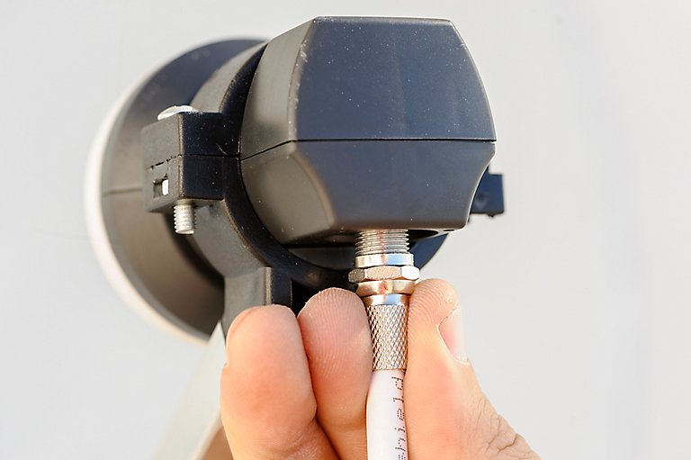 How to install a satellite dish