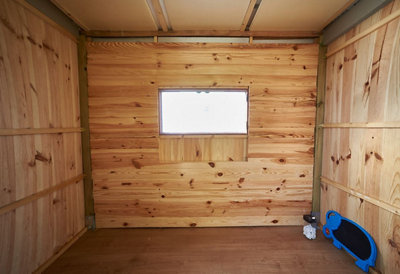 La caseta infantil de madera de Jesús