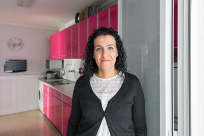La cocina renovada de Mercedes