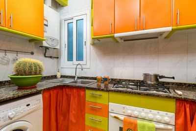 La colorida cocina de Ginés