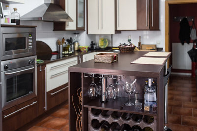 La isla de cocina de Lourdes