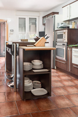 La isla de cocina de Lourdes
