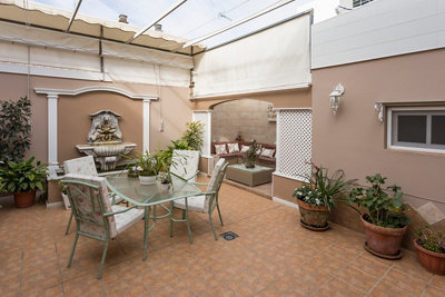 La transformación del patio de Félix