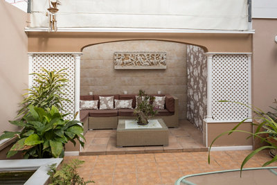 La transformación del patio de Félix