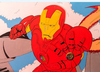 Las habitaciones de Iron Man y Spiderman de Christian