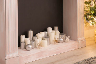 Manualidades para decorar chimeneas de Navidad